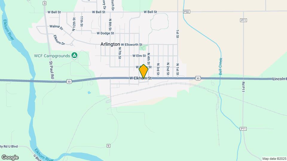 405 W Elkhorn St Map and Location Details