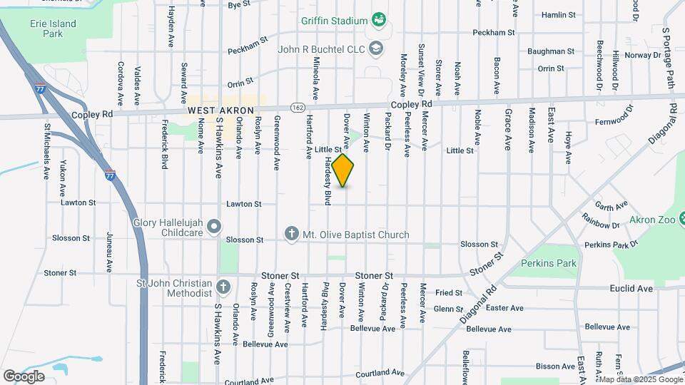 936 Dover Ave Map and Location Details