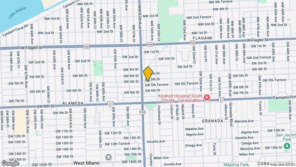 5661 SW 5th Terrace Map and Location Details
