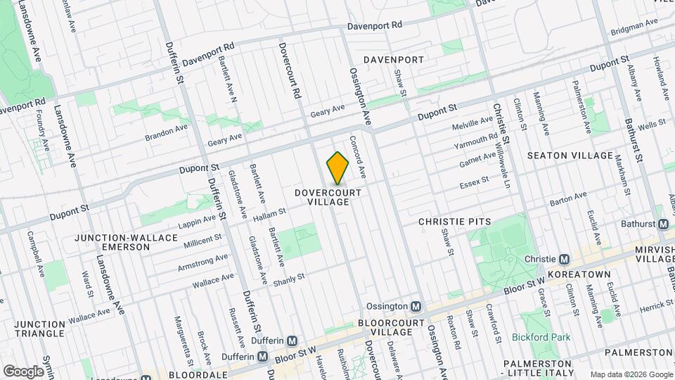 124 Hallam St Map and Location Details