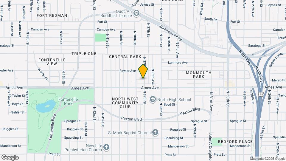 4524 N 37th St Map and Location Details