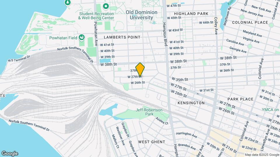 1305 W 27th St Map and Location Details