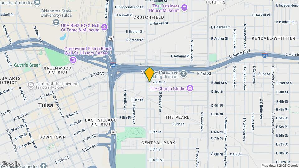 1306 E 2nd St Map and Location Details