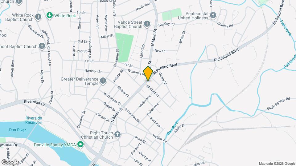 1108 N Main St Map and Location Details