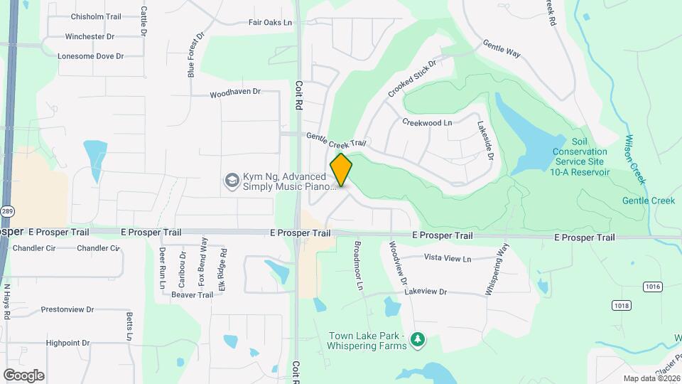 2610 Meadow Ridge Dr Map and Location Details