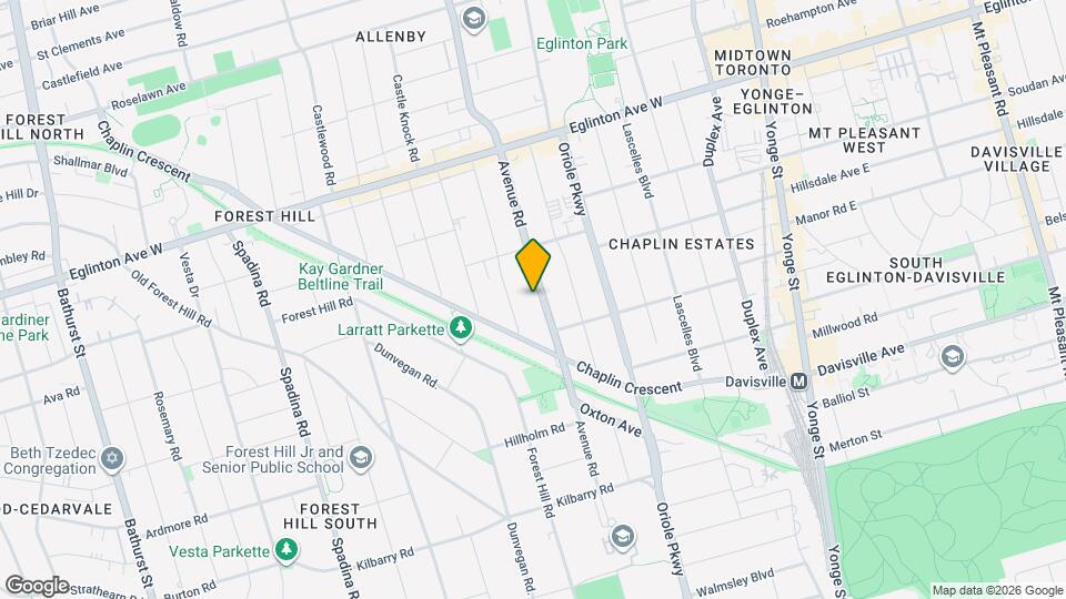 900 Avenue Rd Map and Location Details