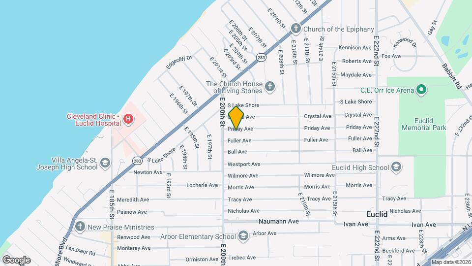 20170 Priday Ave Map and Location Details