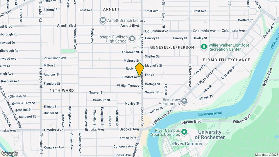 687 Genesee St Map and Location Details