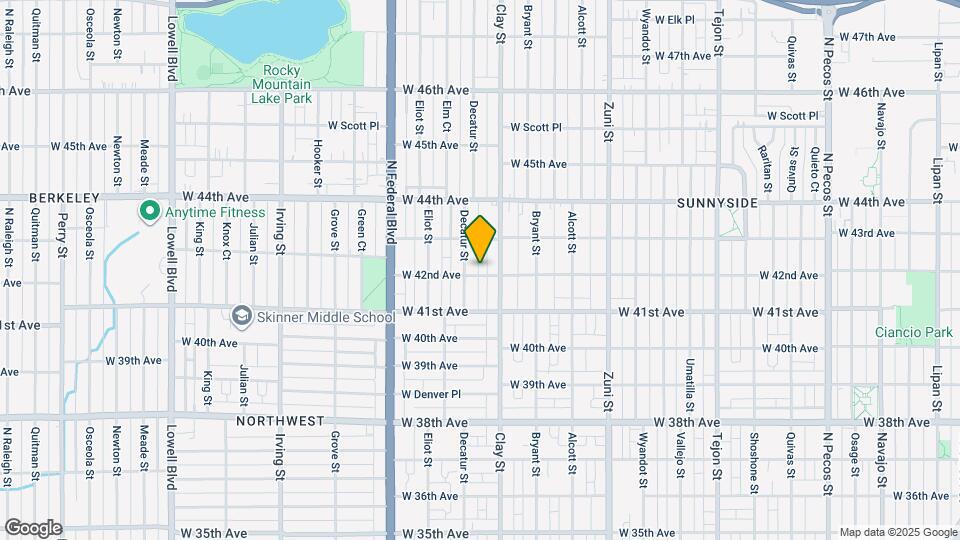 2731 W 42nd Ave Map and Location Details