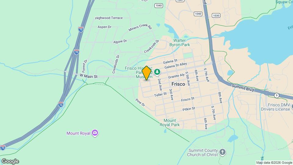 Cedar Lodge 207 Map and Location Details