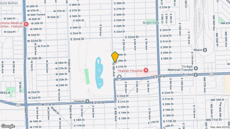 2735 E 4th Ave Map and Location Details