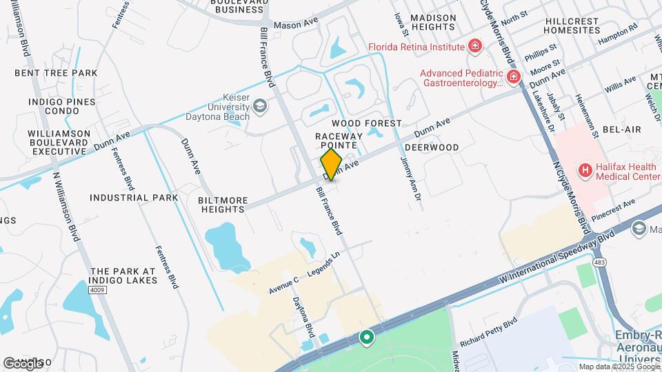 395 Bill France Blvd Mapa y Detalles de la Ubicación