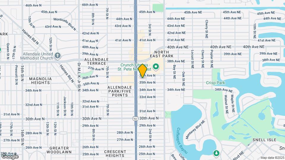321 35th Ave N, Unit D12 Map and Location Details