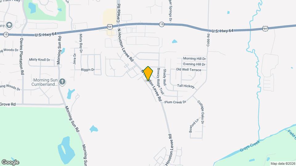 2692 Bending Elm Dr Mapa y Detalles de la Ubicación