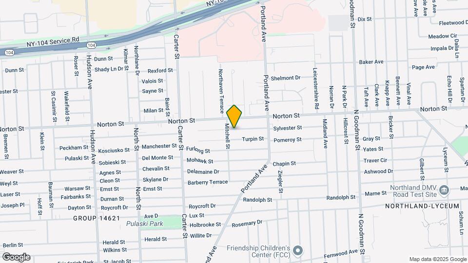 105 Dickinson St Map and Location Details