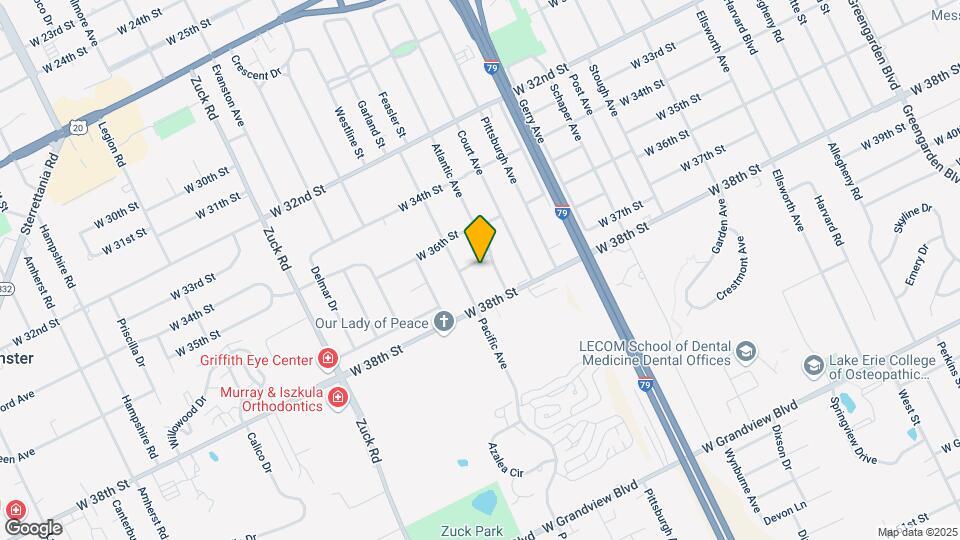 2315 W 37th St Map and Location Details