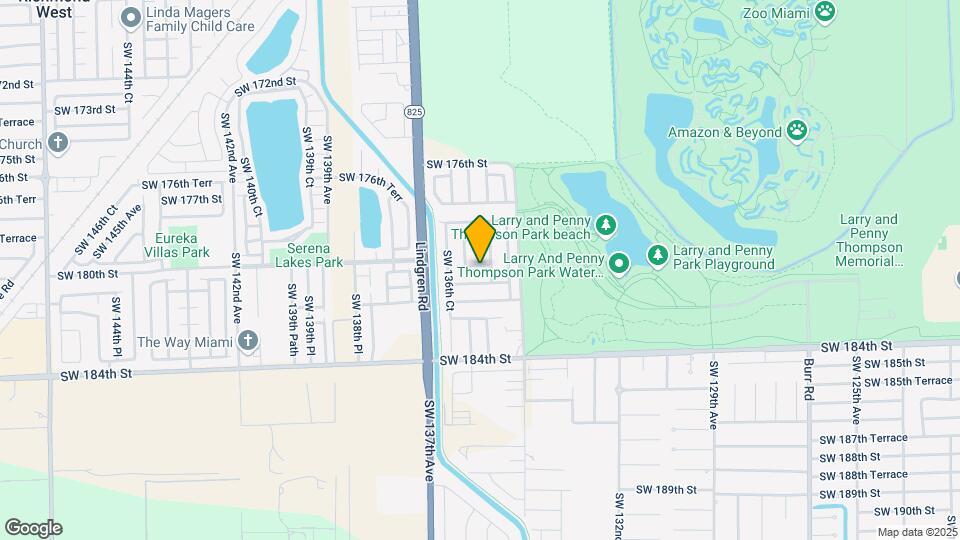 13530 SW 180th Terrace Map and Location Details