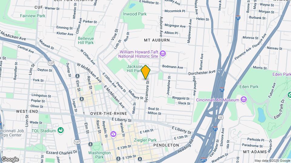 1785 Sycamore St Map and Location Details