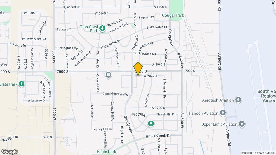 7039 Claudia Hill Ln Map and Location Details