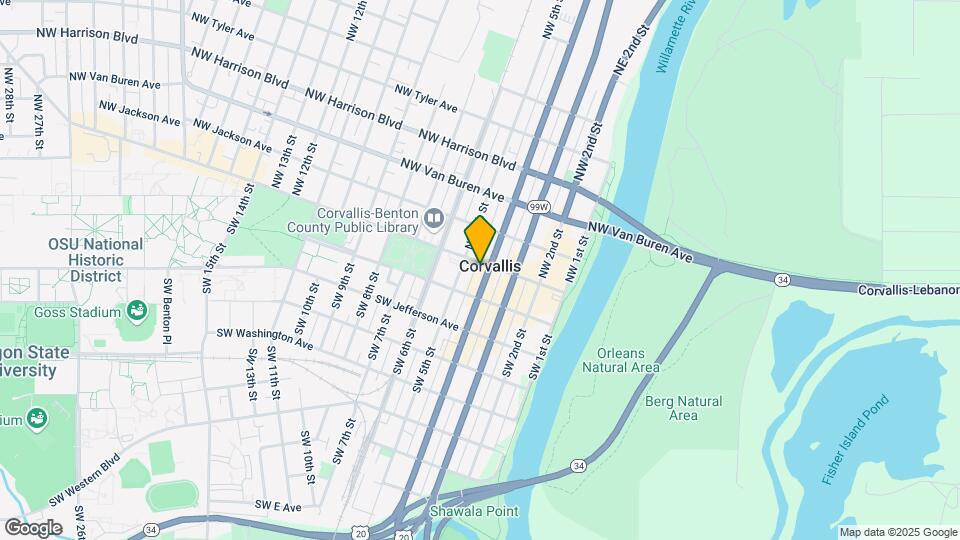 408 SW Monroe Ave Map and Location Details