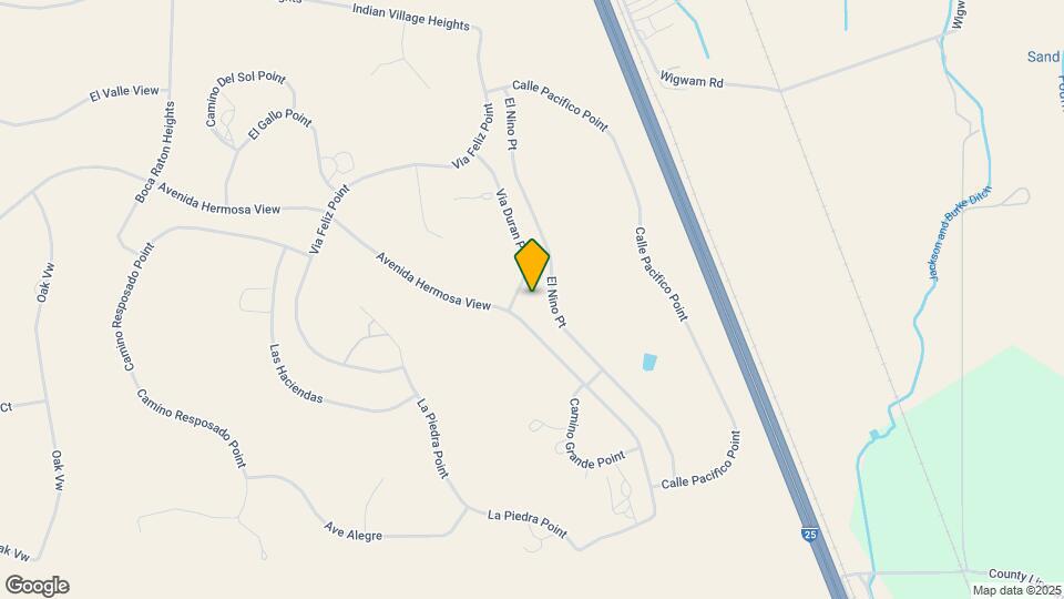 20945 Via Duran Point Map and Location Details