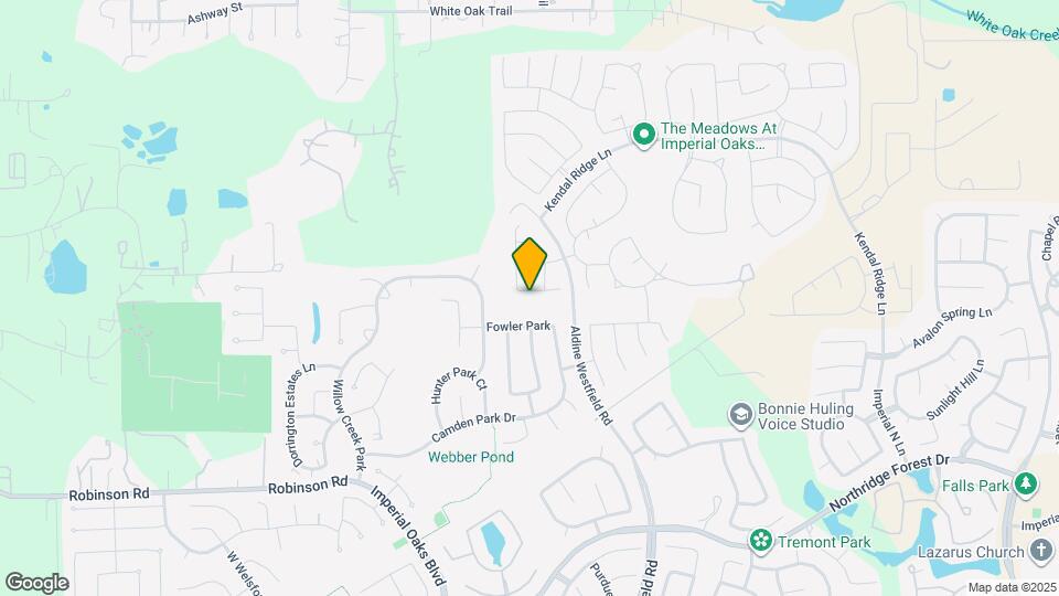 2614 Winding Creek Way Mapa y Detalles de la Ubicación