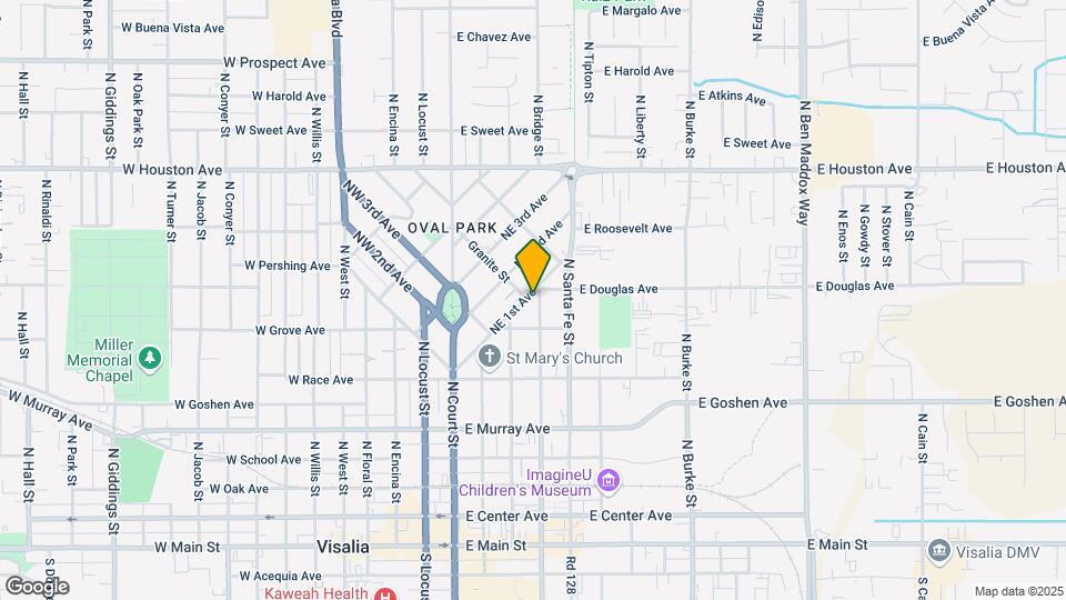411 NE 1st Ave Map and Location Details