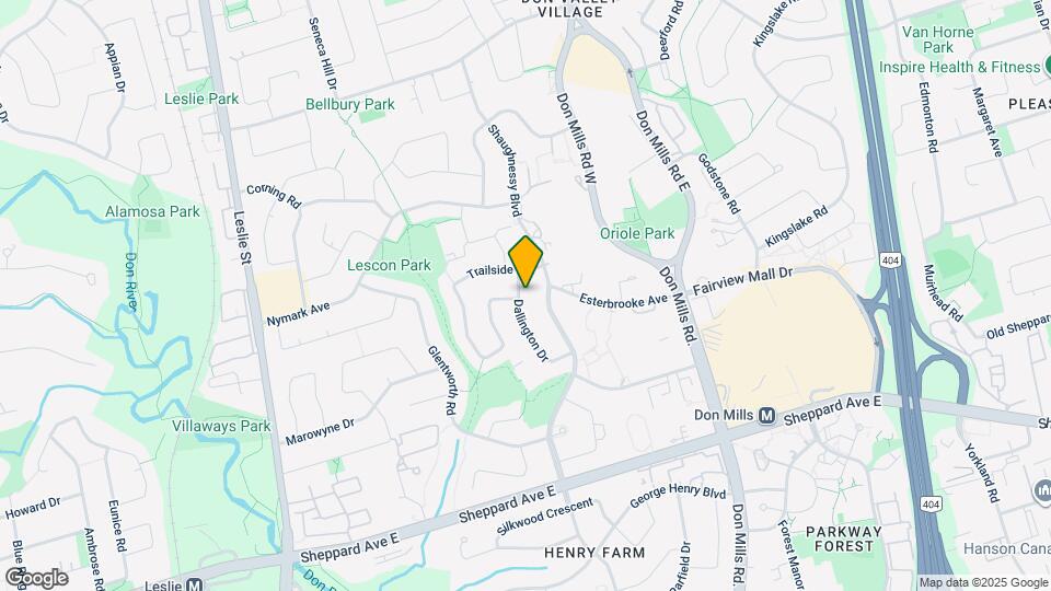 39 Dallington Dr Map and Location Details