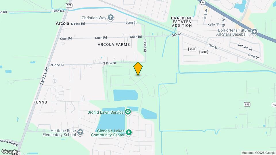 6418 Kentfield Dr Mapa y Detalles de la Ubicación