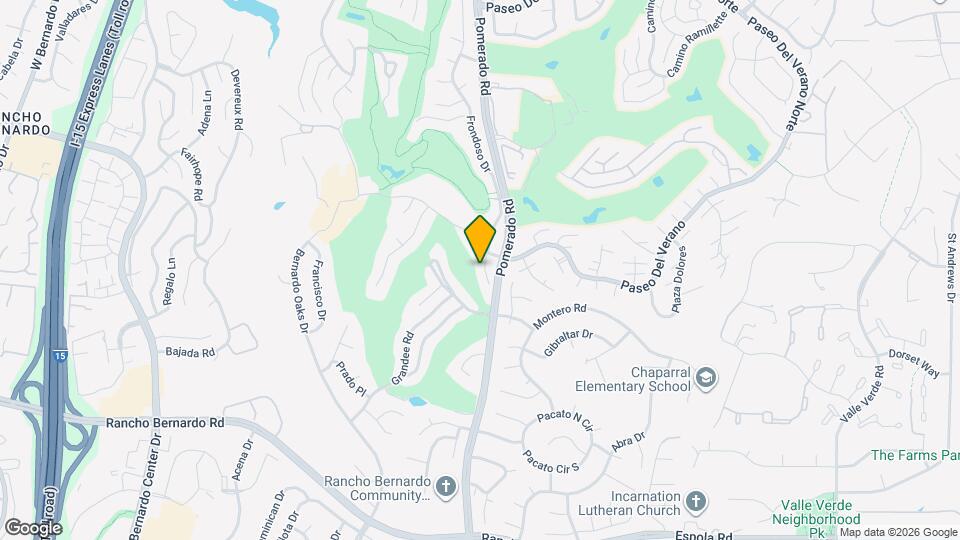 17380 Frondoso Dr Map and Location Details