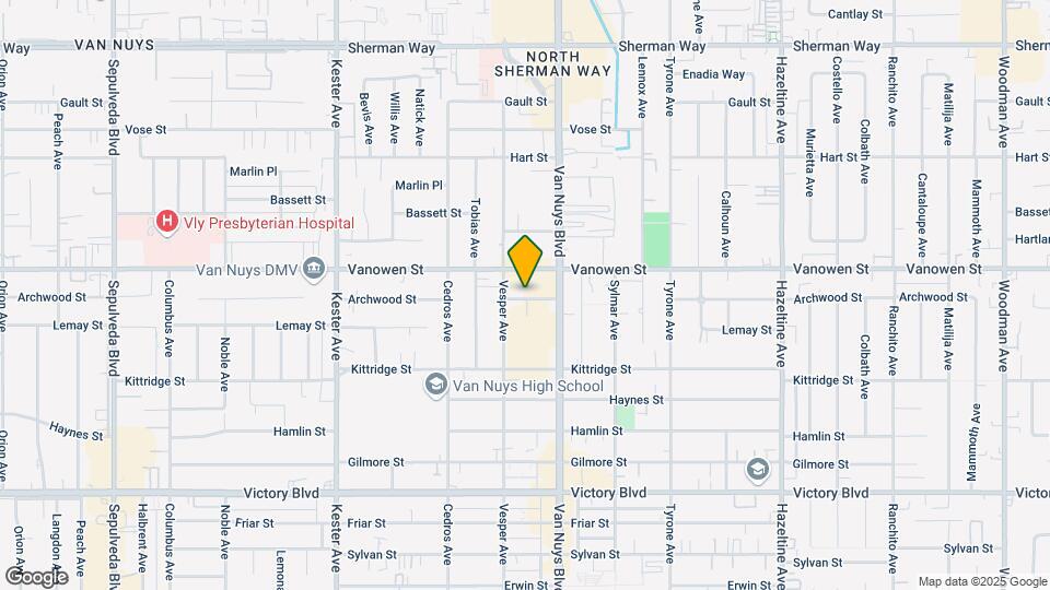 14537 Archwood St Map and Location Details