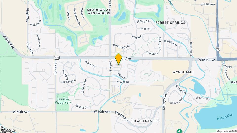 16283 W 63rd Pl Map and Location Details