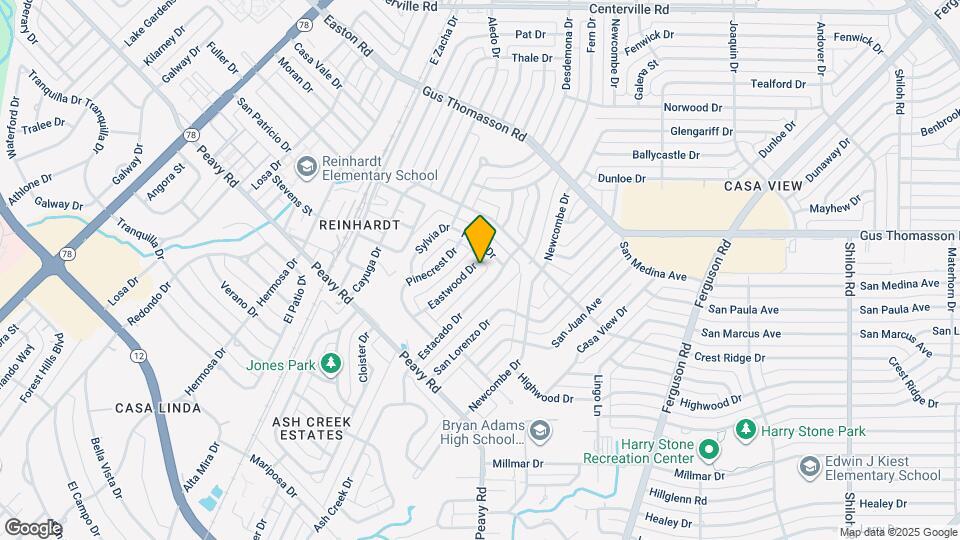 10226 Eastwood Dr Map and Location Details