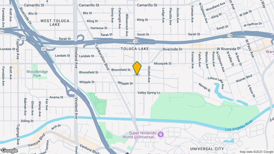 4326 Cahuenga Blvd Map and Location Details