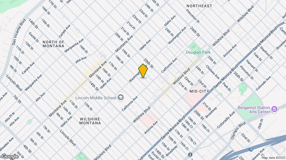 1031 18th St Map and Location Details