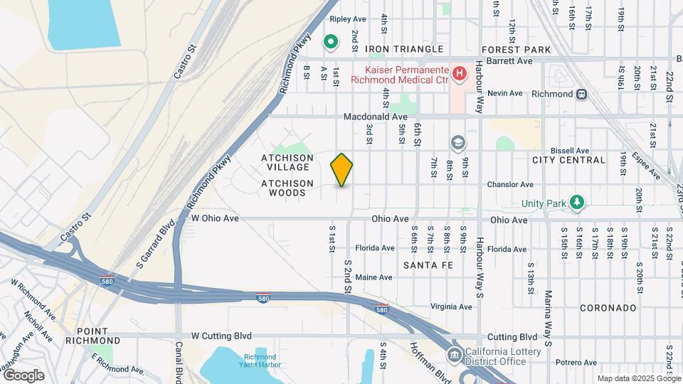 106 Chanslor Ave Map and Location Details