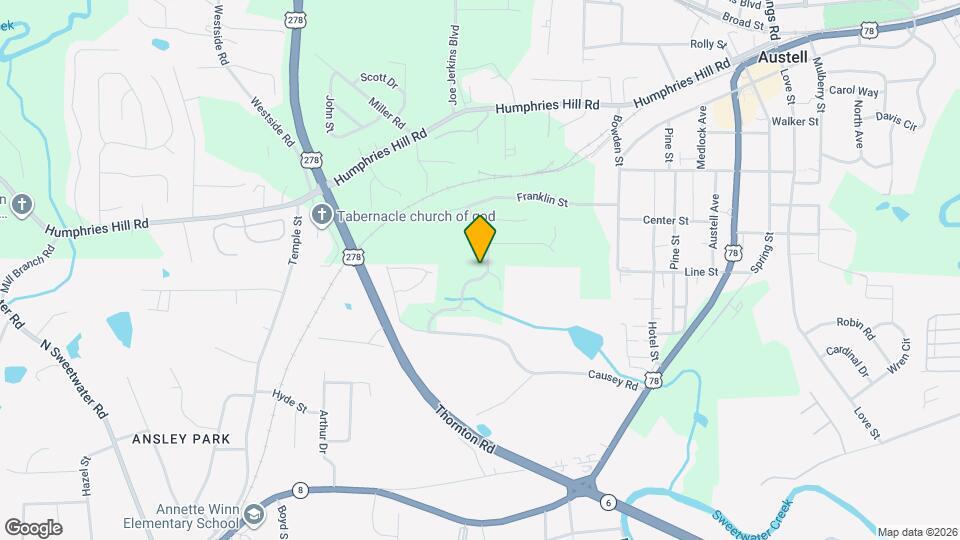 2160 Stonebrook Dr Mapa y Detalles de la Ubicación