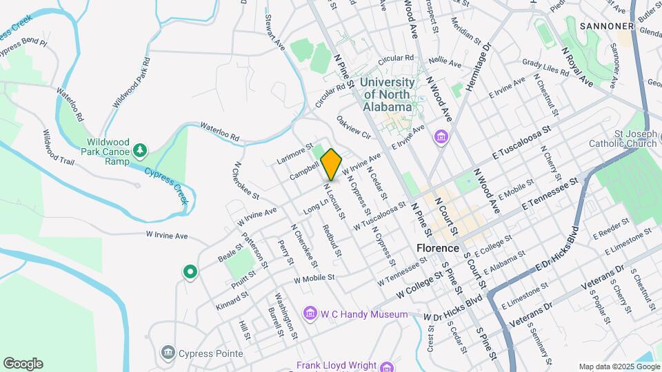 468 N Locust St, Unit 2 Map and Location Details