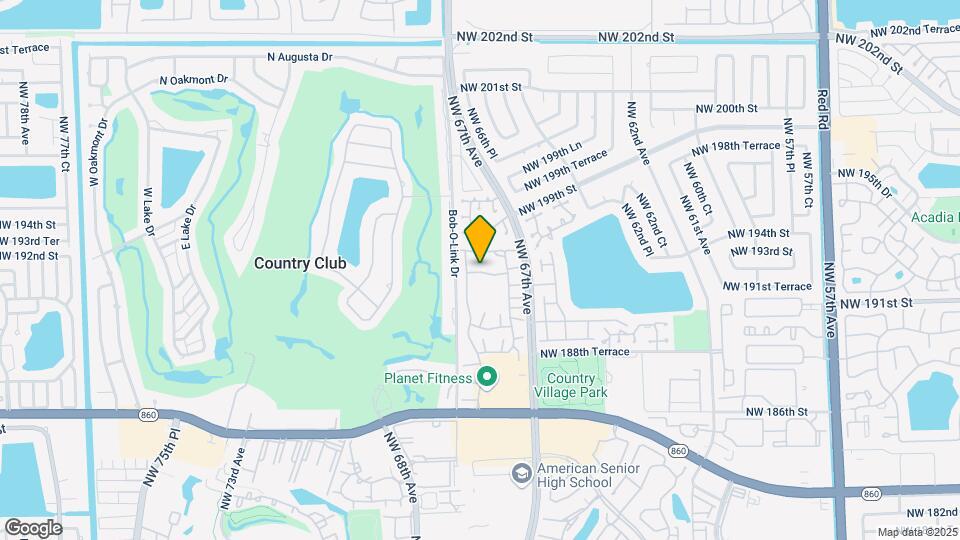 6743 NW 192nd Ln Map and Location Details