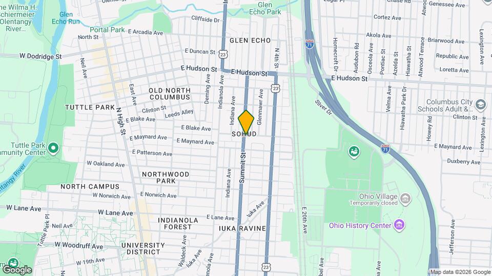 2322 Summit St, Unit 2322 Summit Street Map and Location Details