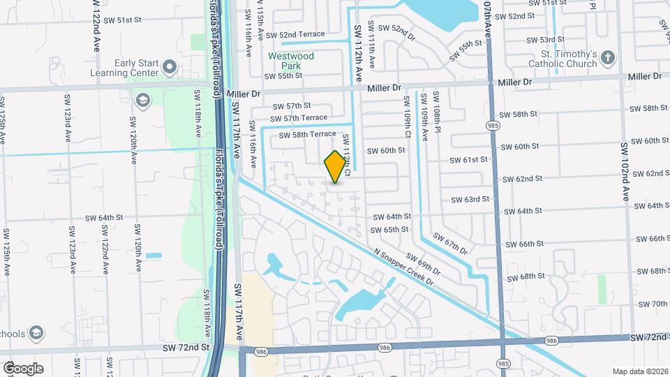 11291 SW 62nd Terrace Map and Location Details