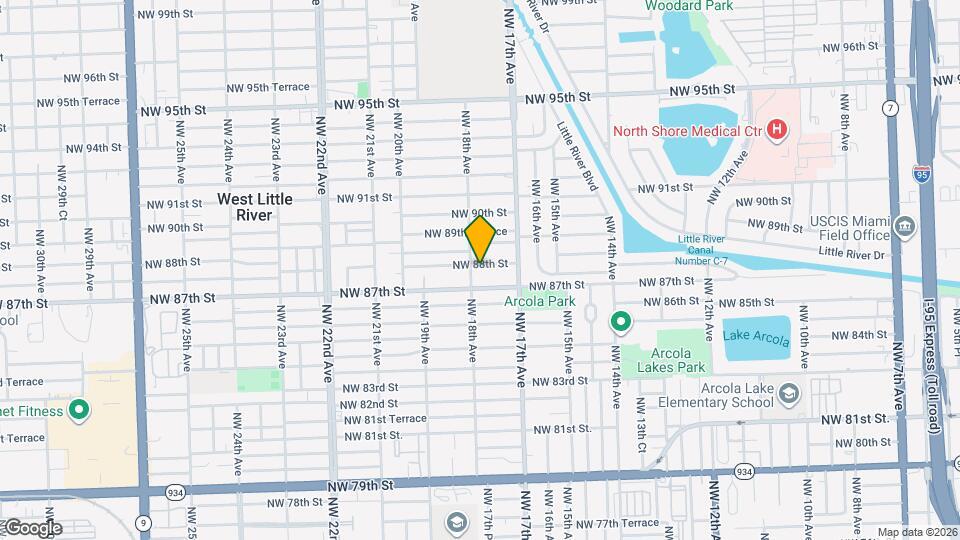 1760 NW 88th St Map and Location Details