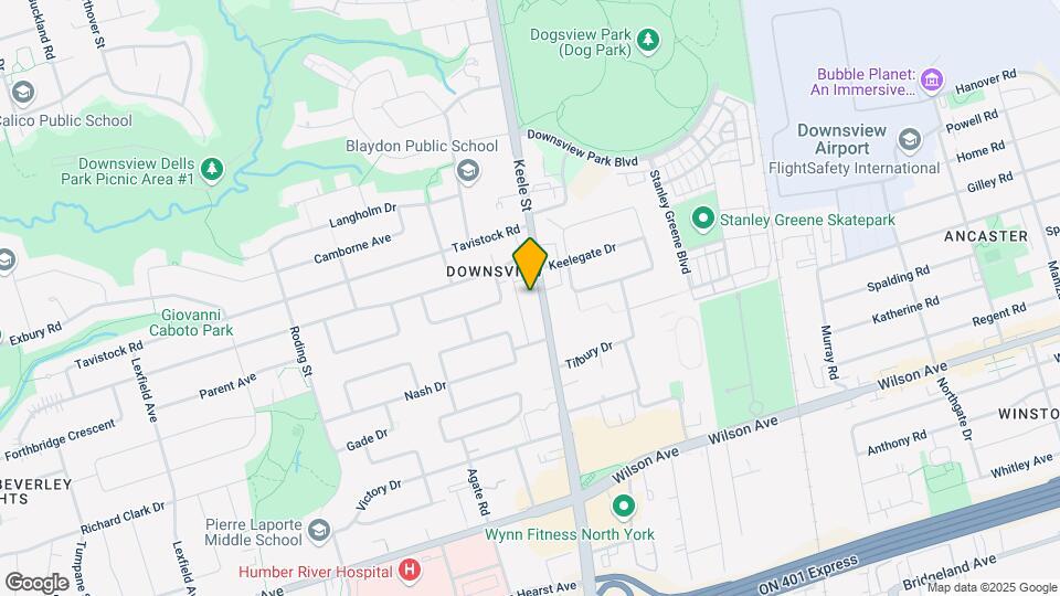 2866 Keele St Map and Location Details