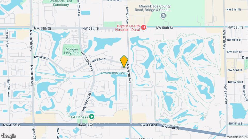 9735 NW 51st Terrace Map and Location Details