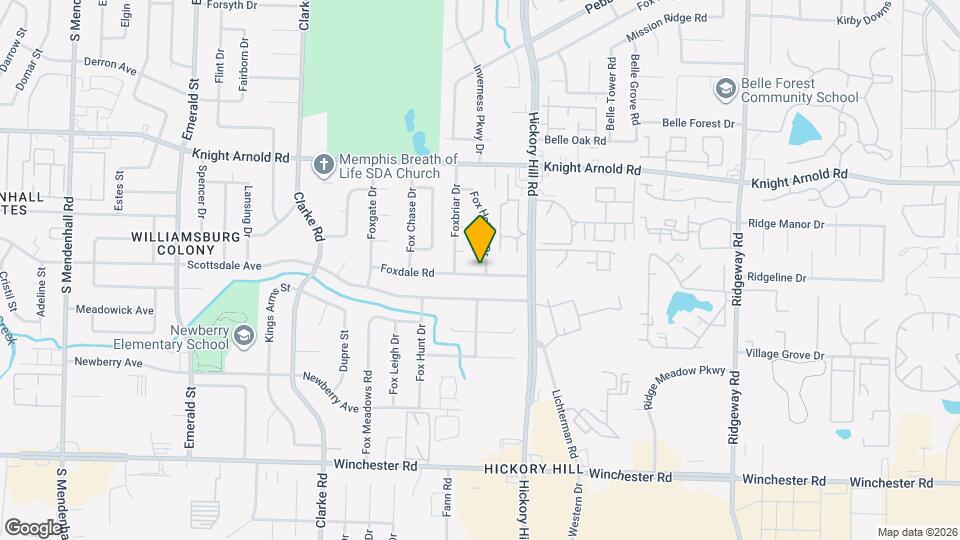 5852 Foxdale Rd, Unit 5200 Map and Location Details