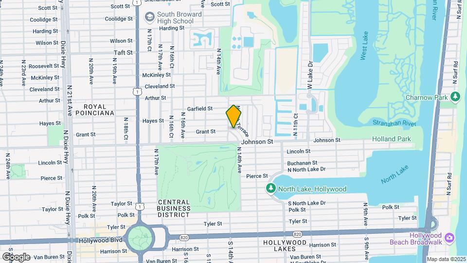923 N 14th Ave Map and Location Details