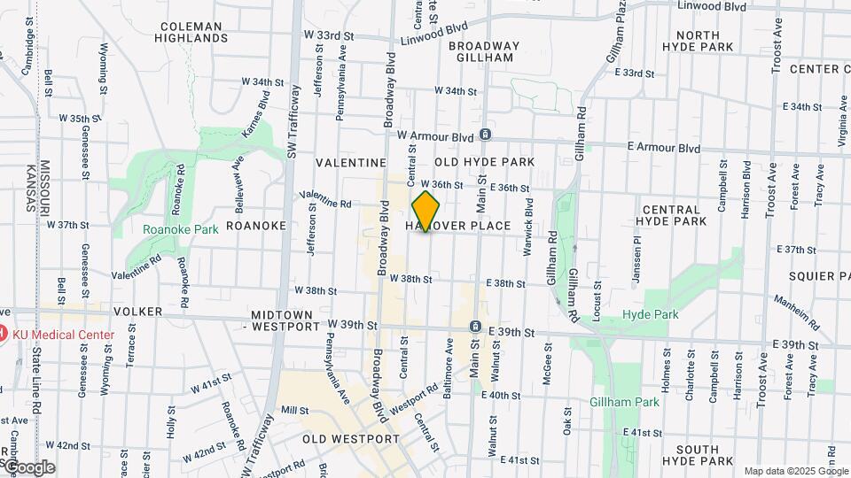 3704 Wyandotte St Map and Location Details