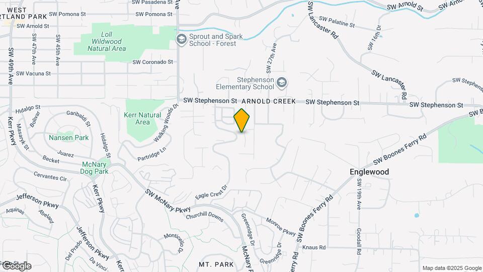 12033 SW Sylvania Ct Map and Location Details