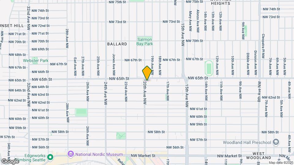 6408 20th Ave NW Mapa y Detalles de la Ubicación