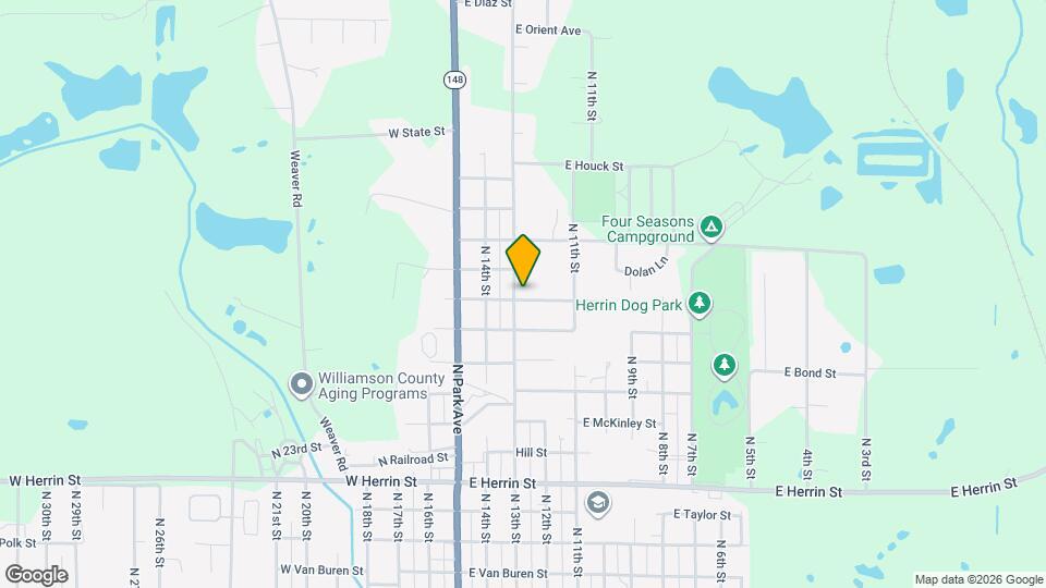 1500 N 13th St Map and Location Details